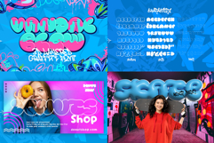 Graffiti Font Bundle Vol. 1 | Urban Vibes 3D Layered Street Product Image 15