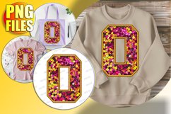 O Doodle Letter Style PNG Playful Christmas Design! Product Image 1