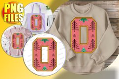 O Doodle Letter Style PNG Festive Celebration Theme! Product Image 1