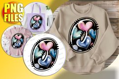 O Doodle Letter Romantic Heart Sweet Style! Product Image 1