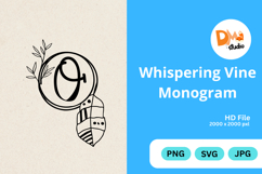 Whispering Vine Monogram Product Image 1