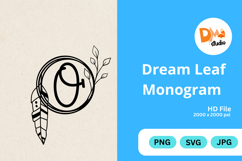 Dream Leaf Monogram Product Image 1