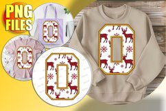 O Doodle Letter Style Icon Festive Christmas Spirit! Product Image 1