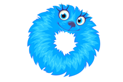 Alphabet Letter O. Font of Cute Monster. Product Image 1