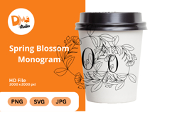 Spring Blossom Monogram Product Image 1