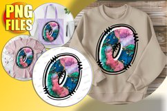 O Doodle Letter Valentine Whimsical Bright Heart! Product Image 1