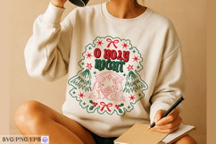 O Holy Night SVG | Christmas Nativity Scene Religious Holi Product Image 1