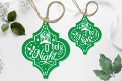 O holy night SVG, Arabesque Christmas SVG Design Product Image 2