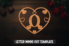 Valentine Laser Cut Alphabet letter Product Image 16
