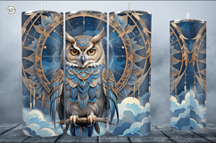 Owl Tumbler Sublimation, 20 oz Tumbler Wrap Product Image 4