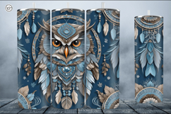 Owl Tumbler Sublimation, 20 oz Tumbler Wrap Product Image 3