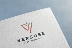 Versuse Abstract V Sparkle Logo Product Image 1