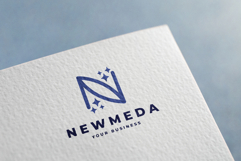 Newmeda Letter N Sparkle Logo Product Image 3