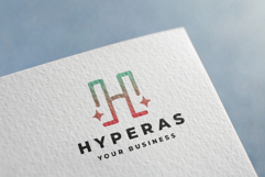Hyperas Letter H Sparkle Logo Product Image 1
