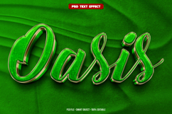 Oasis 3D editable text effect Product Image 1