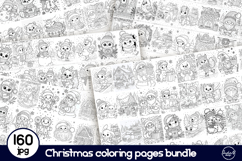Christmas coloring pages bundle Product Image 1