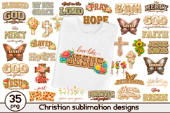 Christian Embroidery Style Sublimation Bundle Product Image 1