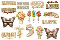 Christian Embroidery Style Sublimation Bundle Product Image 2