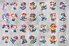 Cute 4th of July Animal Stickers Bundle Product Image 4