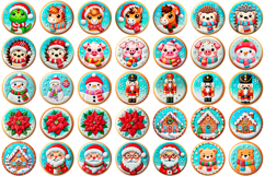 3d Christmas round coaster sublimation bundle Product Image 5