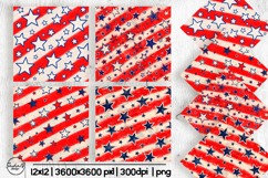 4th of july digital paper, Patriotic background Product Image 1