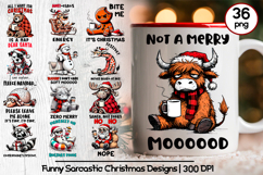 Funny Sarcastic Christmas Sublimation Bundle Product Image 1