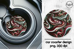Christmas abstract car coasters sublimation designs Product Image 1