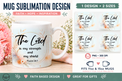 Christian mug designs, Bible quotes Product Image 1