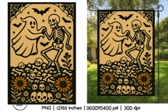 Happy Halloween garden flag sublimation designs Product Image 1