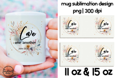 Christian mug sublimation designs, Bible quotes Product Image 1