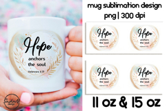 Christian mug sublimation designs, Bible quotes Product Image 1