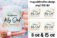 Christian mug sublimation designs, Bible quotes Product Image 1