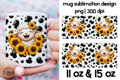 Funny farm animals mug sublimation bundle Product Image 3