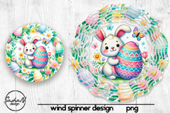Easter bunny wind spinner sublimation Product Image 1