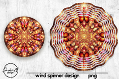 Butterflies kaleidoscope wind spinner sublimation Product Image 1