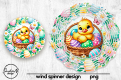 Easter chick wind spinner sublimation designs Product Image 1