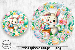 Easter bunny wind spinner sublimation Product Image 1