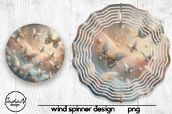 Butterfly sublimation wind spinner Product Image 1