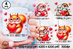 Funny Valentine Animal Pun Sublimation, Cute Love Quotes Product Image 1