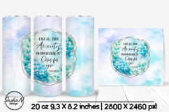 Christian tumbler wrap, Religious sublimation Product Image 1