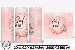 Christian tumbler wrap, Religious sublimation Product Image 1