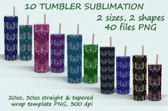Butterfly summer Tumbler Sublimation design Product Image 1