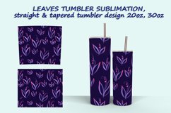 5 Leaves Tumbler Sublimation design Product Image 6