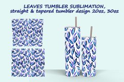 5 Leaves Tumbler Sublimation design Product Image 5