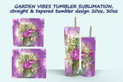 5 Garden Vibes-2 Tumbler Sublimation design Product Image 5
