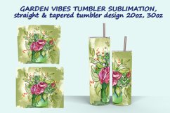 5 Garden Vibes-2 Tumbler Sublimation design Product Image 6