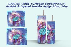 5 Garden Vibes-2 Tumbler Sublimation design Product Image 7