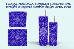5 Floral Mandala-1 Tumbler Sublimation design Product Image 7