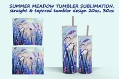 5 Summer Meadow Tumbler Sublimation design Product Image 4