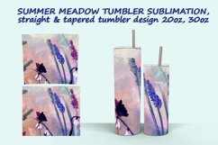 5 Summer Meadow Tumbler Sublimation design Product Image 6
